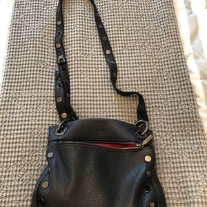 Tony med black gunmetal hammitt purse